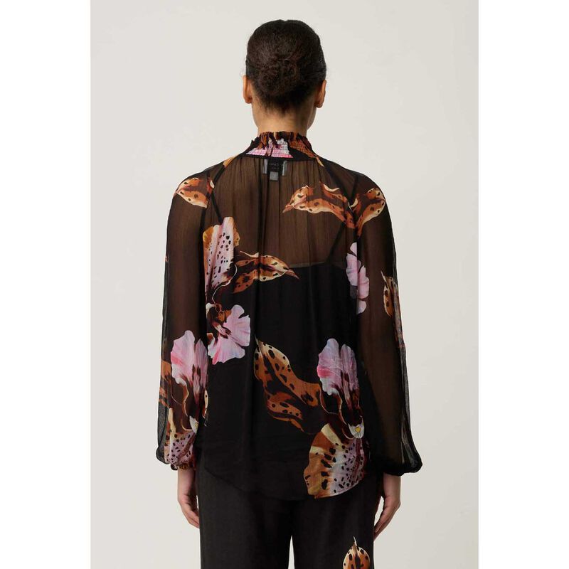 OnceWas Maris Sheer Chiffon Blouse image number 1